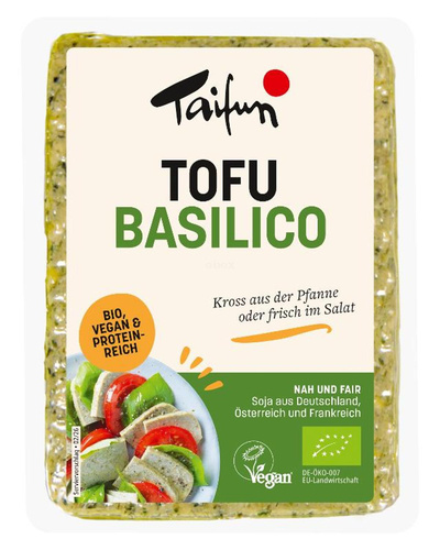 Produktfoto zu Tofu Basilico [200g]